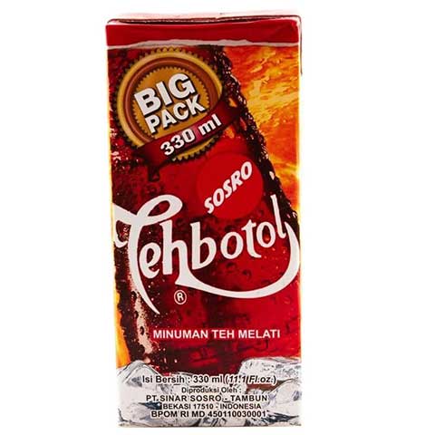 SOSRO TEH BOTOL 6X330ML